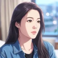 AI 필터 아니메 적용 사진