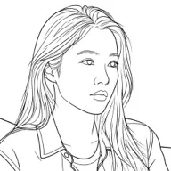 AI 필터 라인 적용 사진