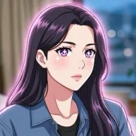 AI 필터 마법소녀 적용 사진