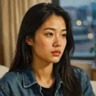 AI 필터 유화 적용 사진