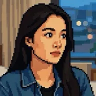 AI 필터 픽셀아트 적용 사진