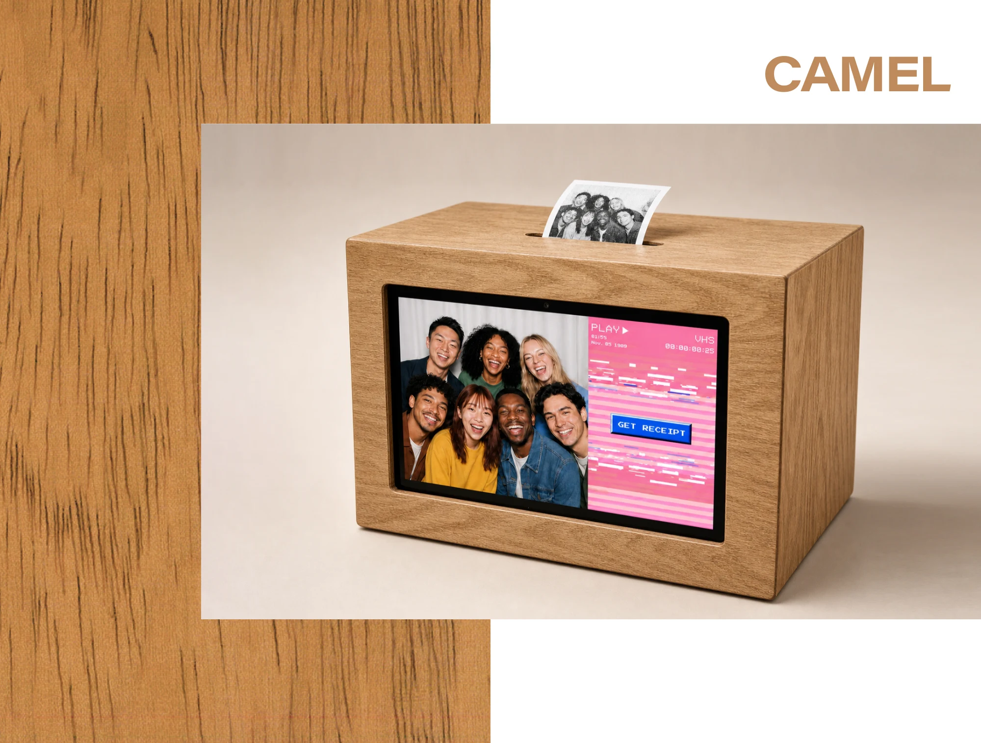 RECEIPT CAMERA® MINI in Camel