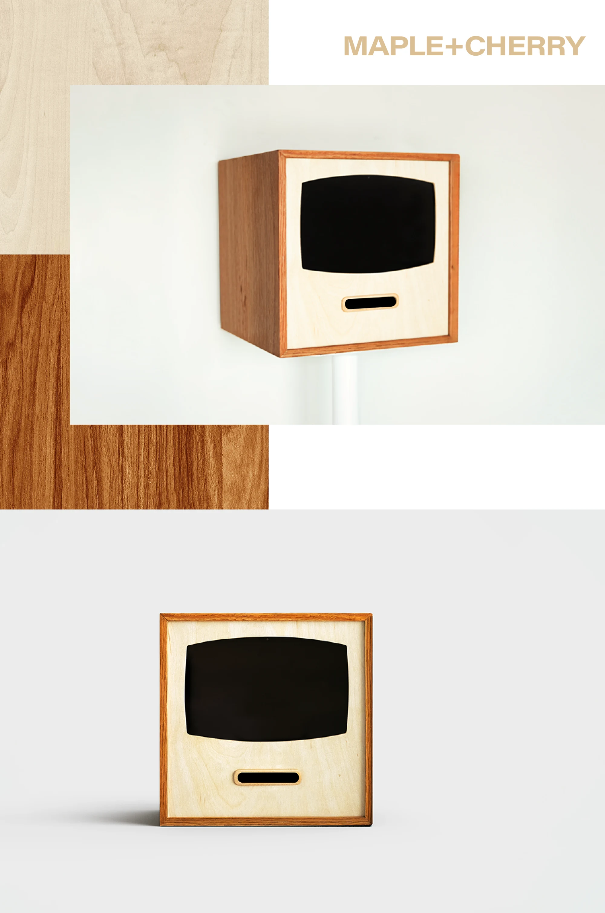 RECEIPT CAMERA® PRO+ HYBRID in Maple + Cherry